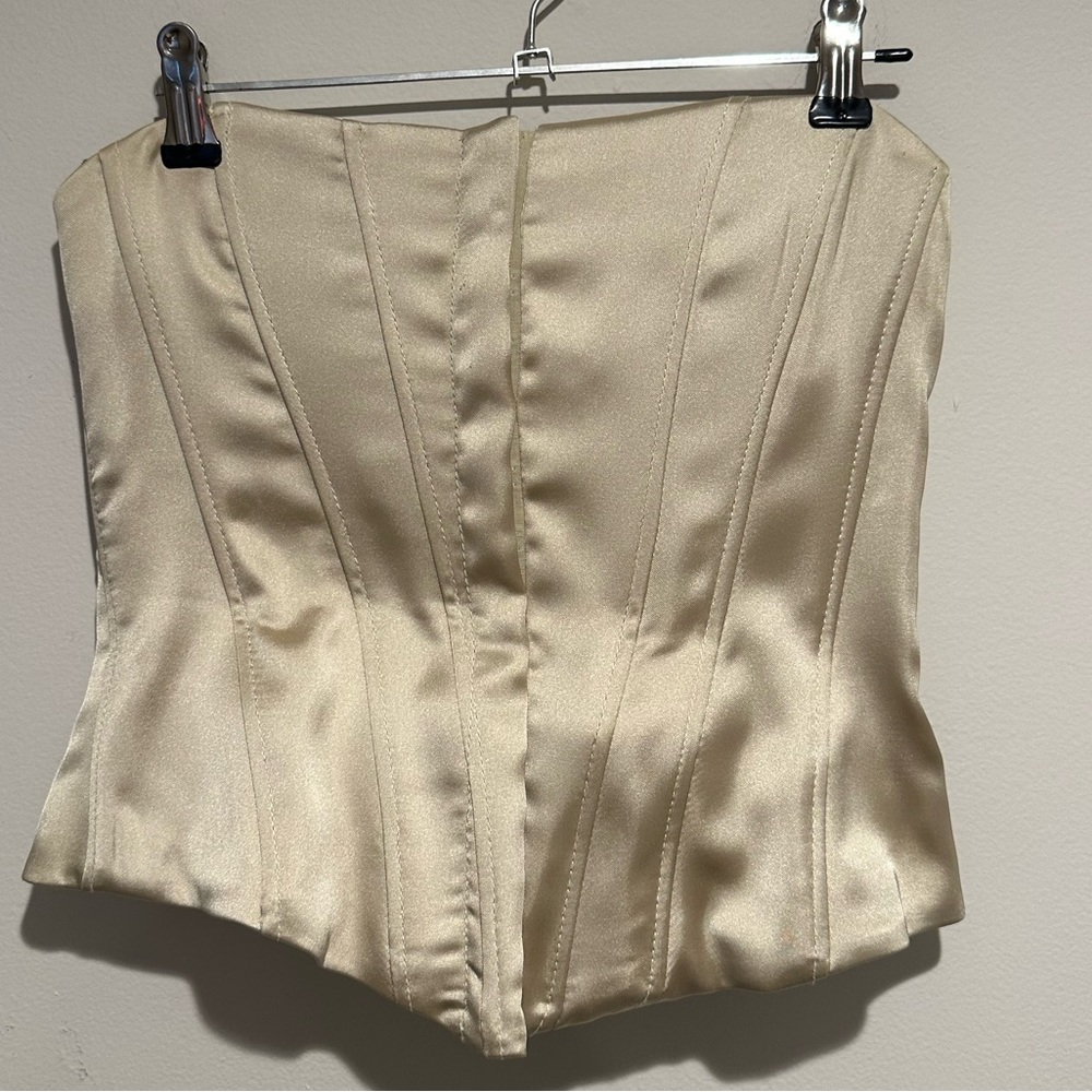 Cream Zara Corset Top